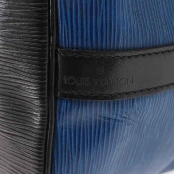 LOUIS VUITTON Epi Petit Noe Bag Bicolor Black Blue - Picture 12 of 16